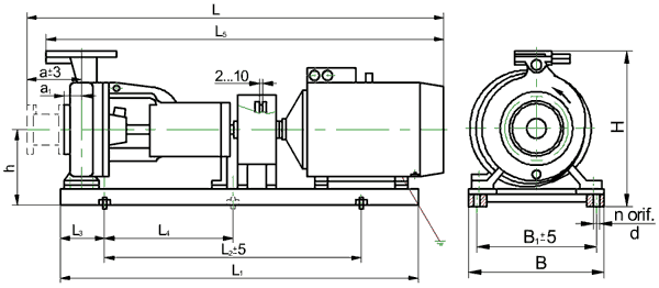 чертеж СМ 100 65 250 2